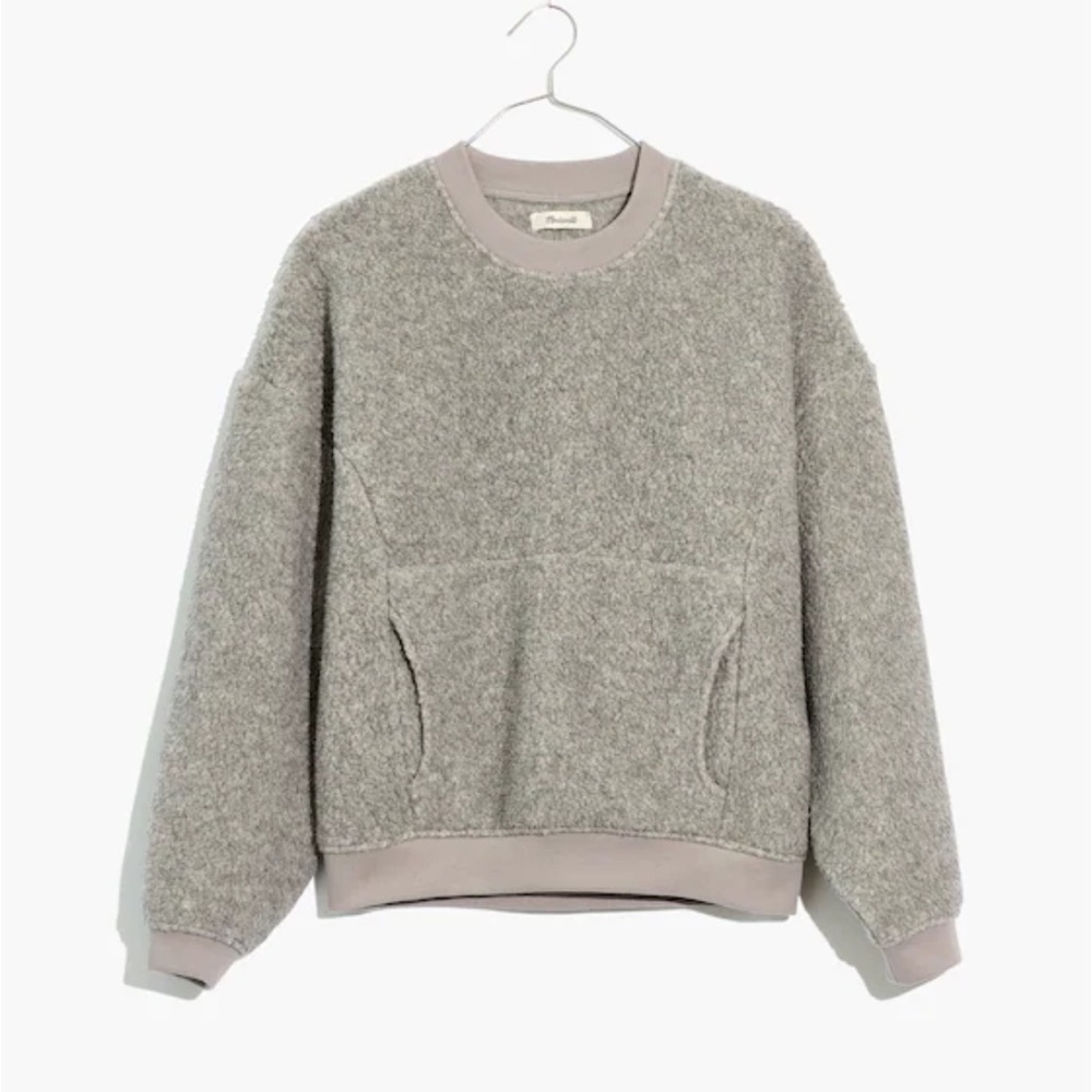 Madewell Heathered Gray Knit Top